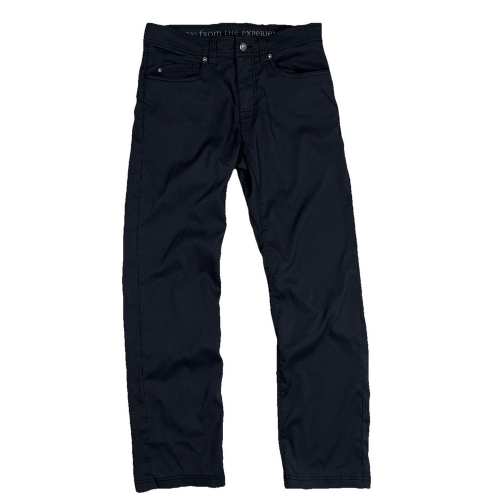 PrAna Pants Mens Brion 30x30 Black Slim Fit Hiking Climbing Outdoor Gorpcore